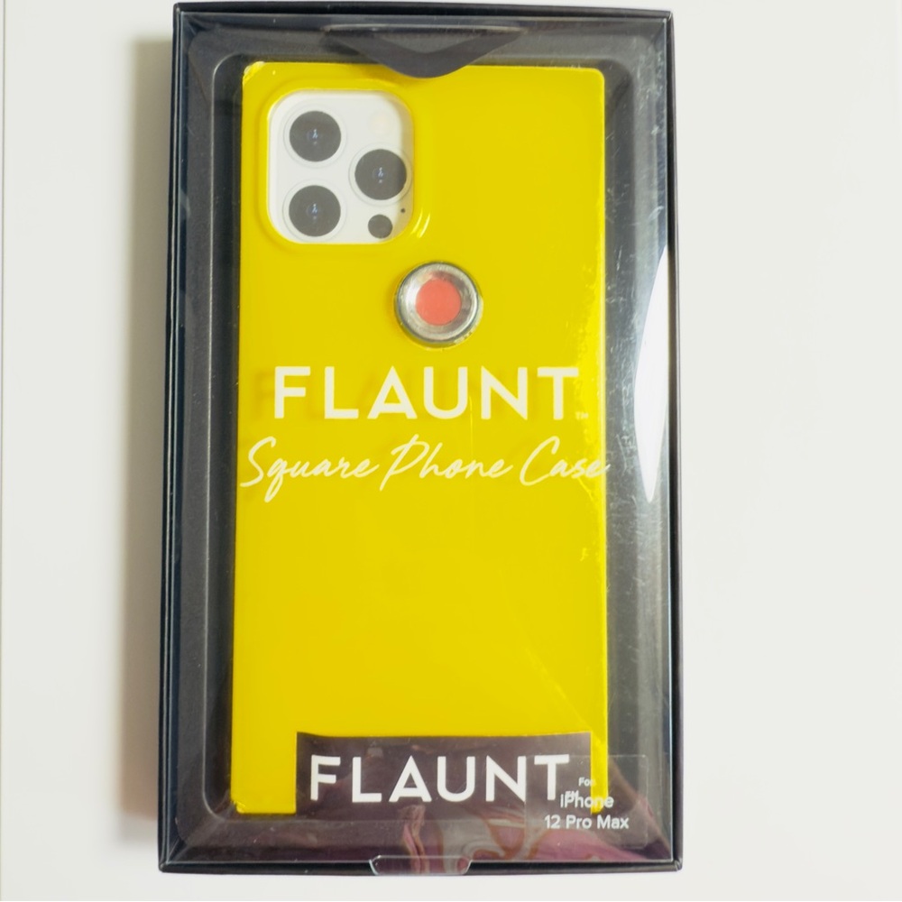 Flaunt Yellow Slim iPhone 12 Pro Max Case